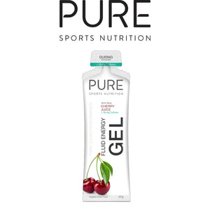 Pure Fluid Energy Gel 50G With 30MG Caffeine Cherry