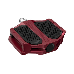 Shimano PD-EF205 Flat Platform Pedals - Red