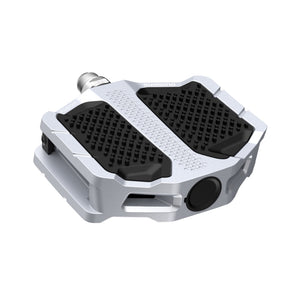 Shimano PD-EF205 Flat Platform Pedals - Silver