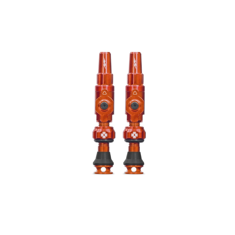 Muc-off Big Bore Lite Tubeless Valves Small - Orange