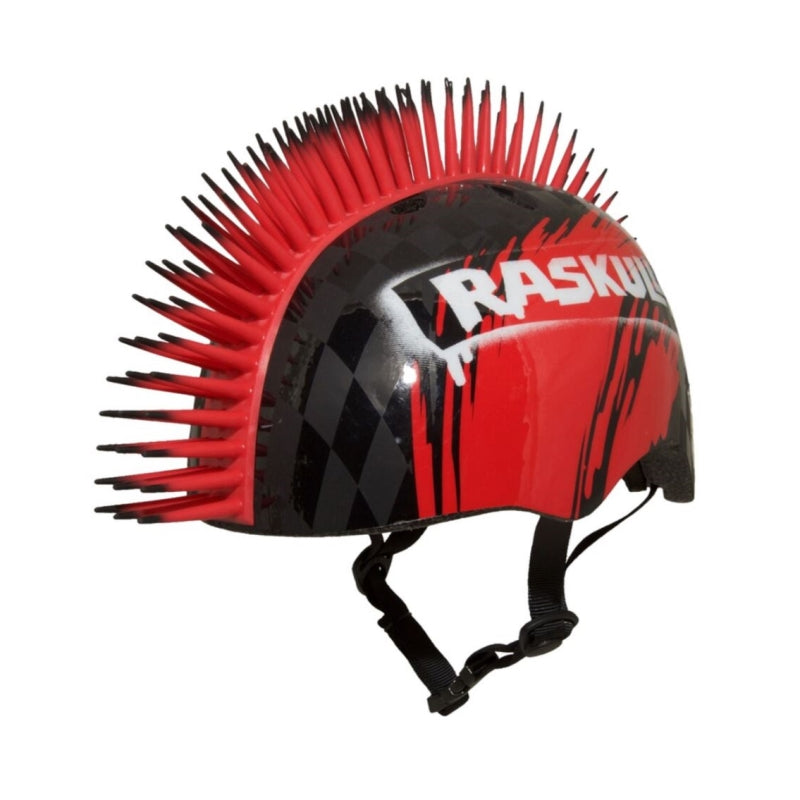 Raskullz Mohawk Helmet 50-54CM - Hawk Mohawk Black
