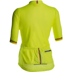 Solo Duo Jersey Ladies - Fluoro Yellow
