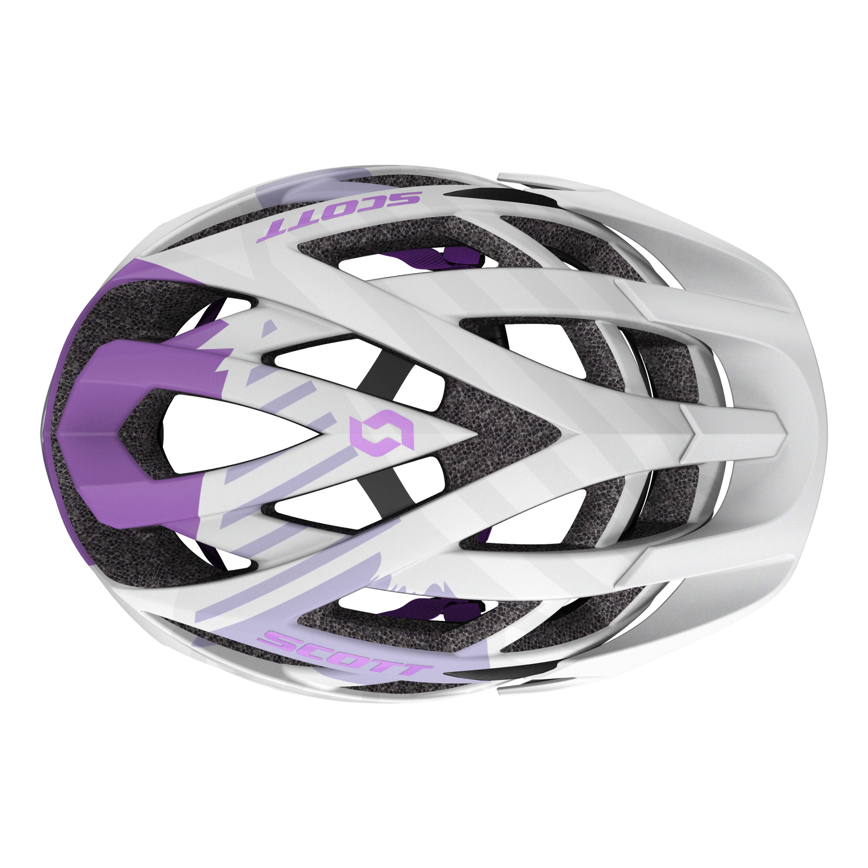Scott Spunto Helmet - White / Purple