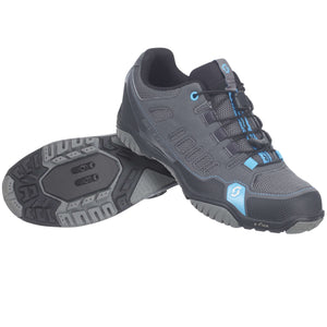 Scott Sport Crus-r Ladies Shoes - Anthracite / Neon Blue