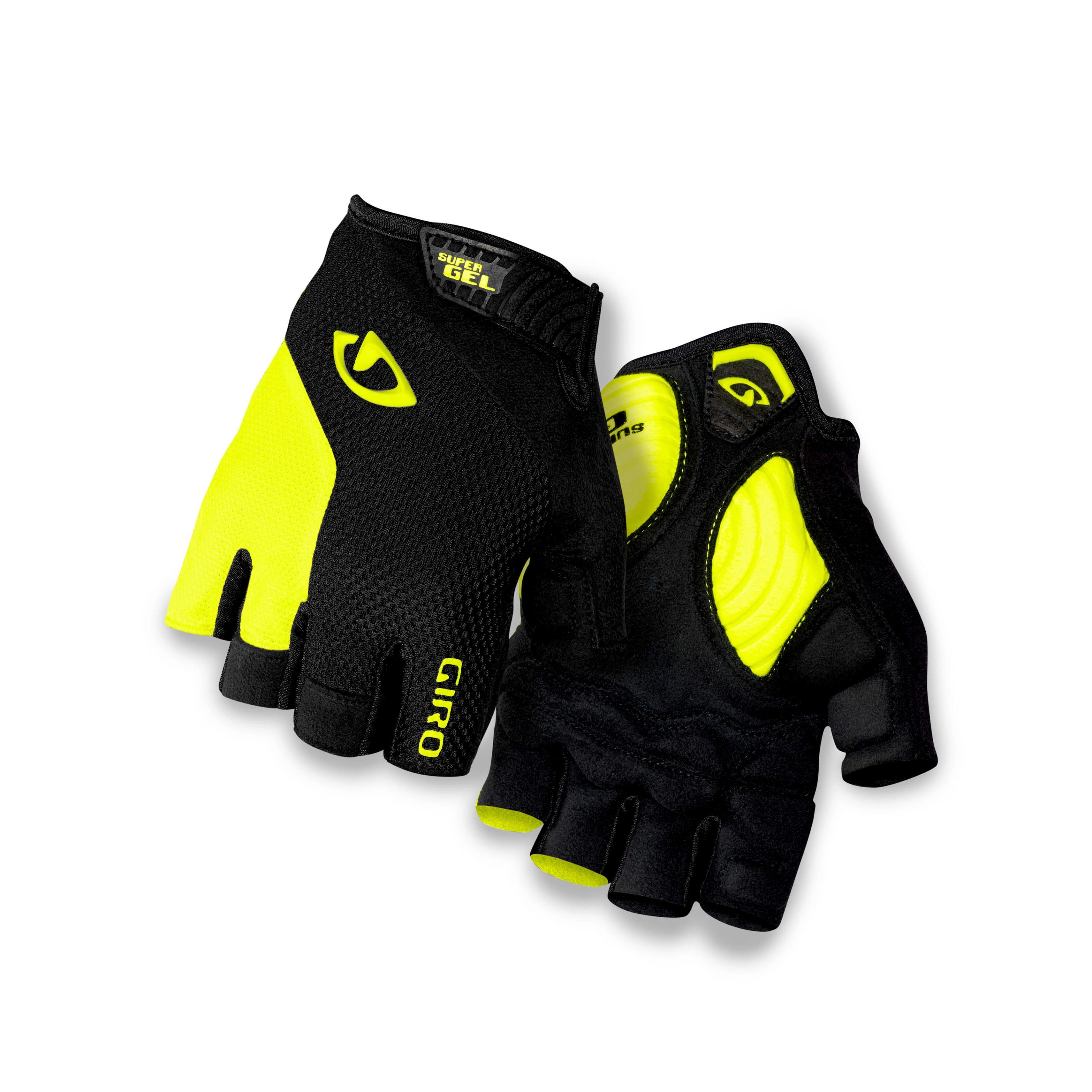 Giro Strade Dure Supergel Glove - Highlight Yellow / Black