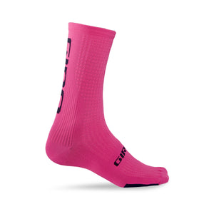 Giro Hrc Team Socks 6 Inch - Bright Pink / Black