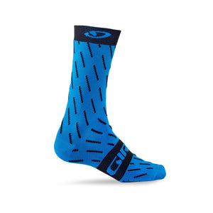 Giro Comp Racer High Rise Socks 6 Inch - Echelon Crystal Blue