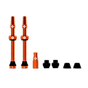 Muc-off Tubeless Valve Kit - Orange