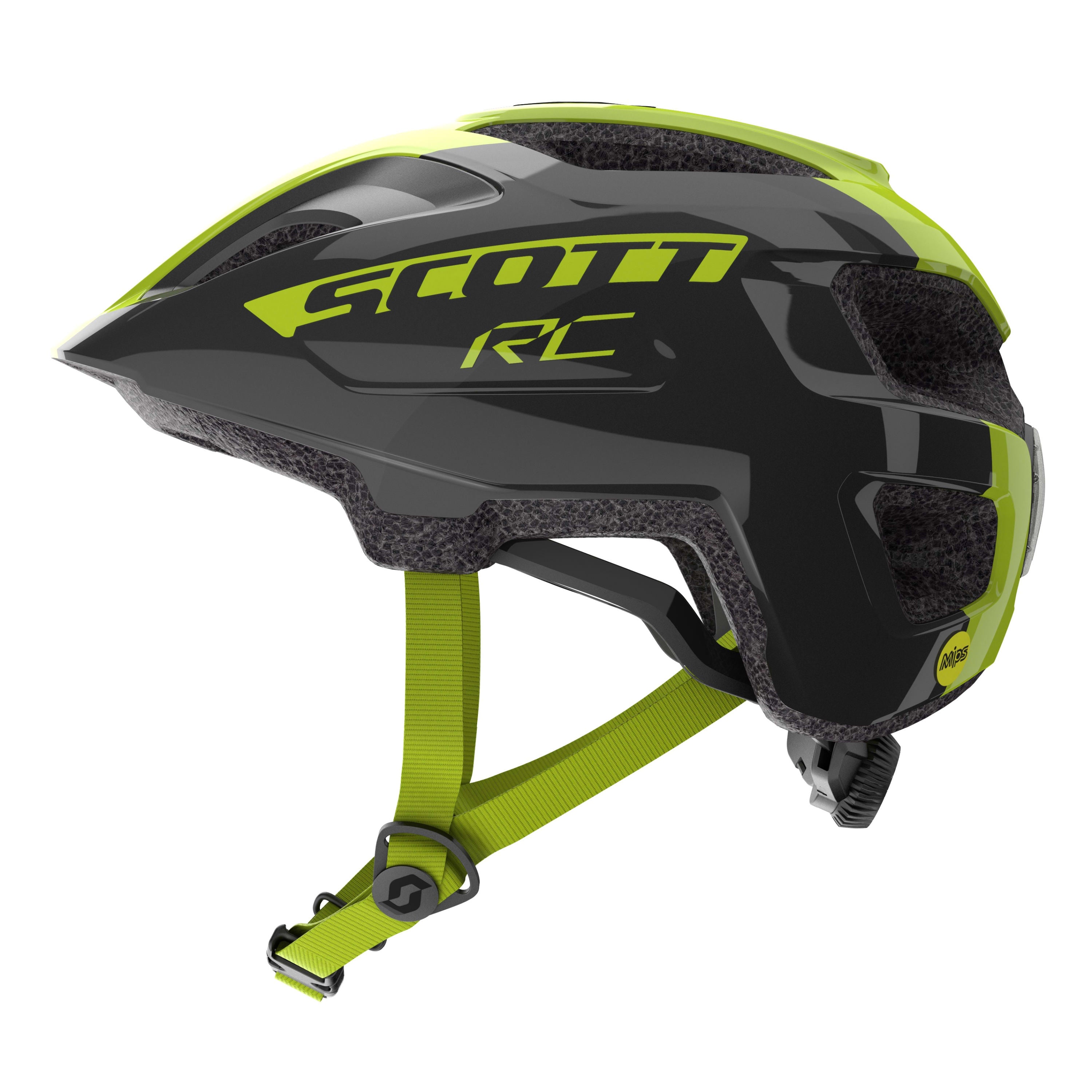 Scott Spunto Junior Helmet 50-56CM - Black / Radium Yellow