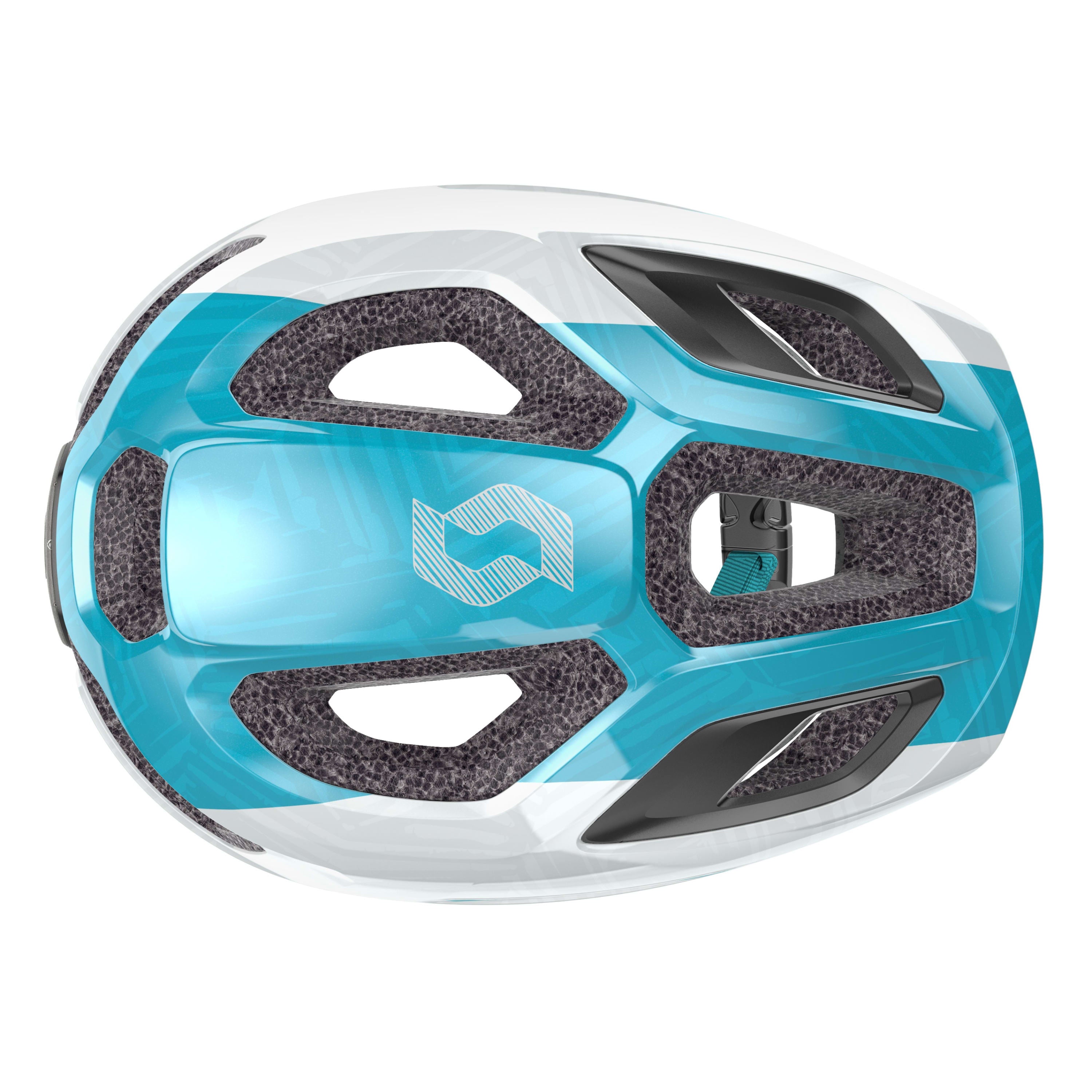 Scott Spunto Junior Helmet 50-56CM - White / Breeze Blue