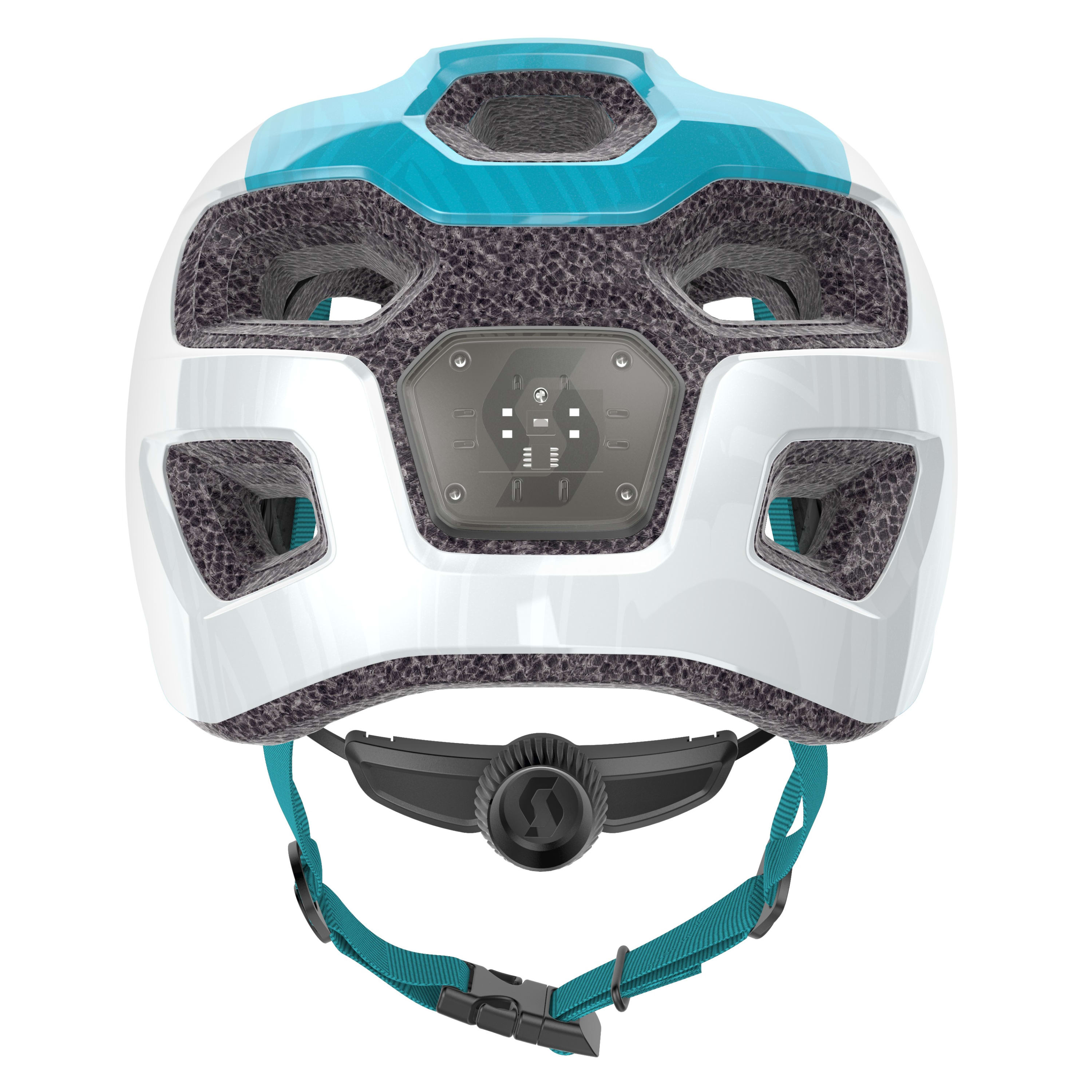 Scott Spunto Junior Helmet 50-56CM - White / Breeze Blue