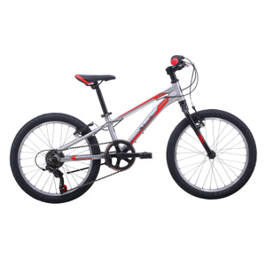 Malvern Star Attitude 20 - Brushed Aluminium / Red
