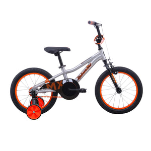 Malvern Star MX 16 - Brushed Aluminium / Orange
