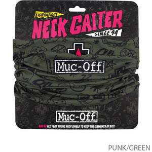 Muc-off Lightweight Neck Gaiter - Green Punk