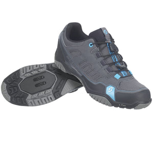 Scott Sport Crus-r Ladies Shoes - Anthracite / Neon Blue