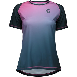 Scott Trail 40 Ladies Jersey - Dark Blue / Orchid Violet