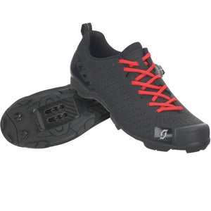 Scott Mtb RC Lace Shoes - Matt Black / Gloss Black