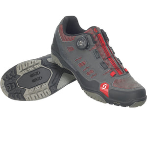 Scott Sport Crus-r Boa Shoes - Anthracite / Red