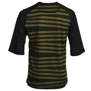 Solo Corridor 3/4 Sleeve Jersey - Black / Olive