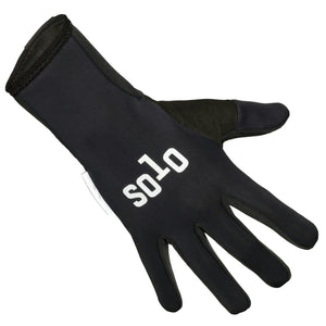 Solo Softshell Long Finger Glove - Black