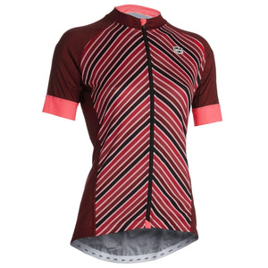 Solo Omni Chevron Jersey Ladies - Wine