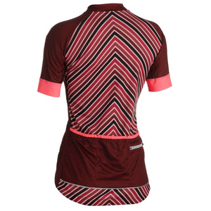 Solo Omni Chevron Jersey Ladies - Wine