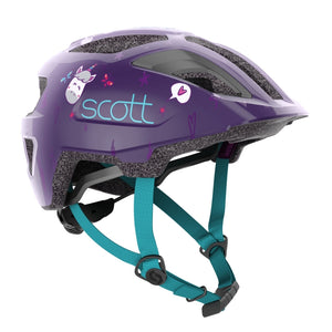 Scott Spunto Kid Helmet 46-52CM - Deep Purple / Blue