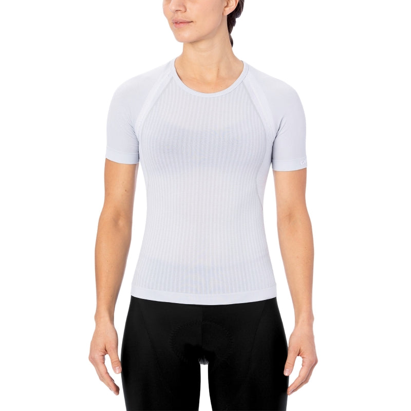 Giro Chrono Base Layer Womens Short Sleeve - White