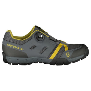 Scott Sport Crus-r Boa Shoes - Dark Grey / Yellow