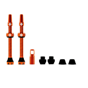 Muc-off Tubeless Valve Kit V2 60MM - Orange