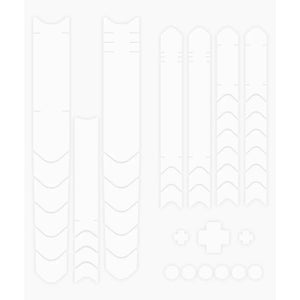 Muc-off Frame Protection Kit Dh/enduro/trail 45-70MM - Clear Matt