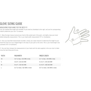 Giro Dnd JR 2 Long Finger Gloves - Black