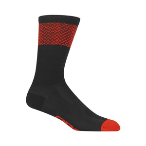 Giro Comp Racer High Rise Heatwave Socks - Black / Bright Red
