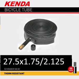 Kenda Tube 27.5 X 2.0-2.4 Thorn Resistant 48MM Schrader - Black