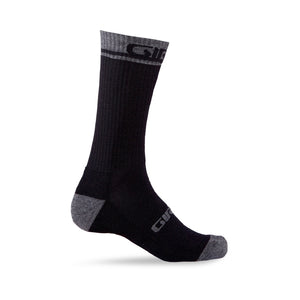 Giro Winter Merino Wool Socks - Black / Shadow