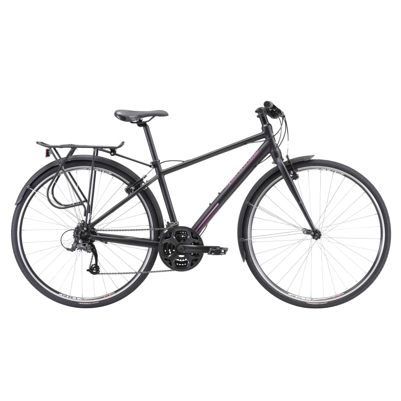 Malvern Star Sprint 2 Womens MS - Matt Black / Pink
