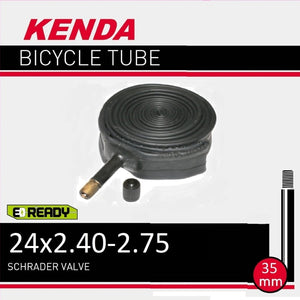 Kenda Tube 24 X 2.4-2.75 Schrader - Black
