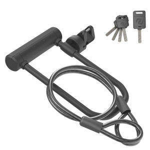 Syncros Warfield U-lock With Cable - Black