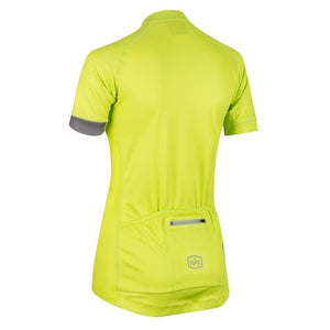 Solo Century Jersey Womens - Sulphur Yellow / Grey