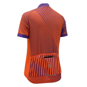 Solo Womens Cadence S/sl Jersey - Purple / Orange
