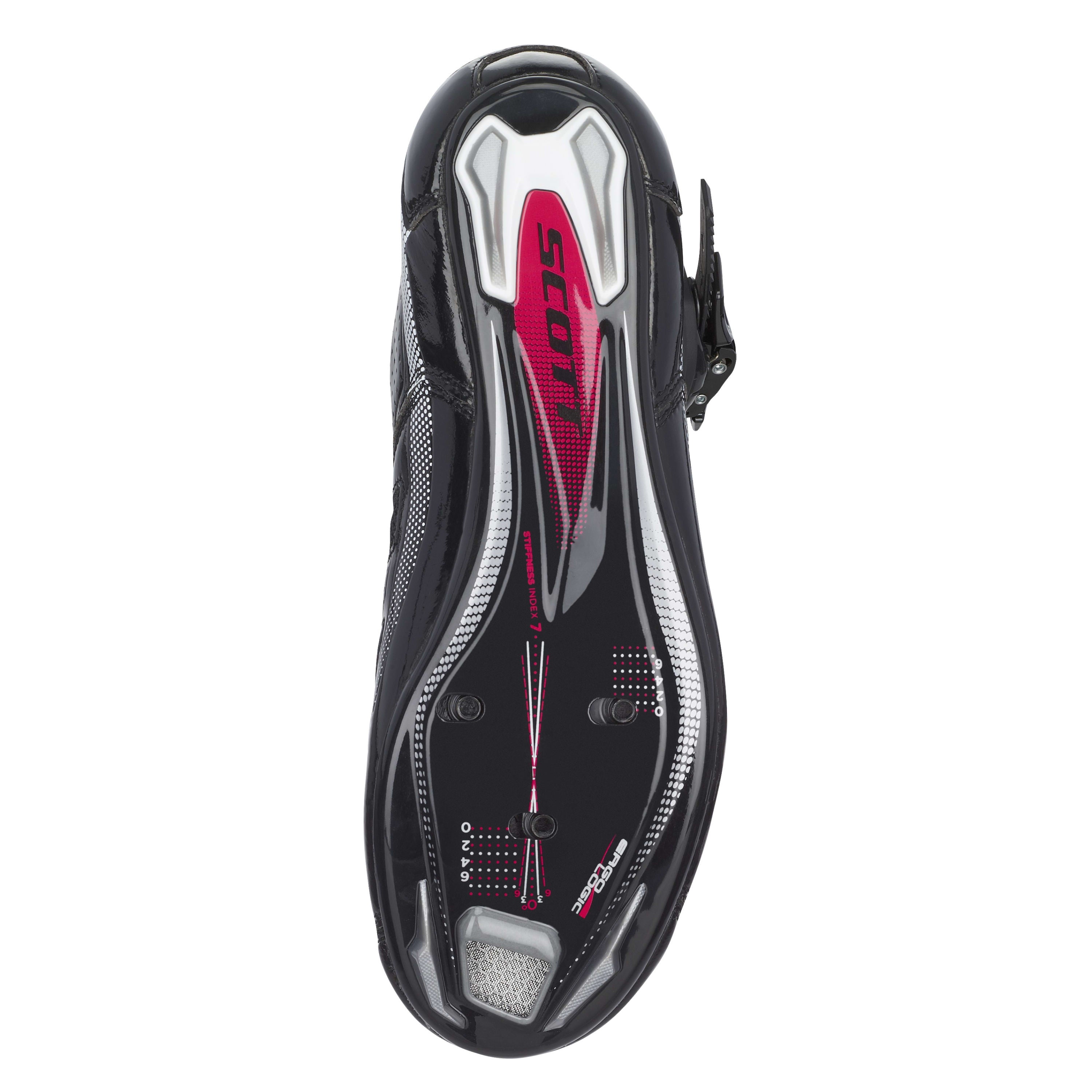 Scott Road Pro Lady Shoes - Black / Gloss White