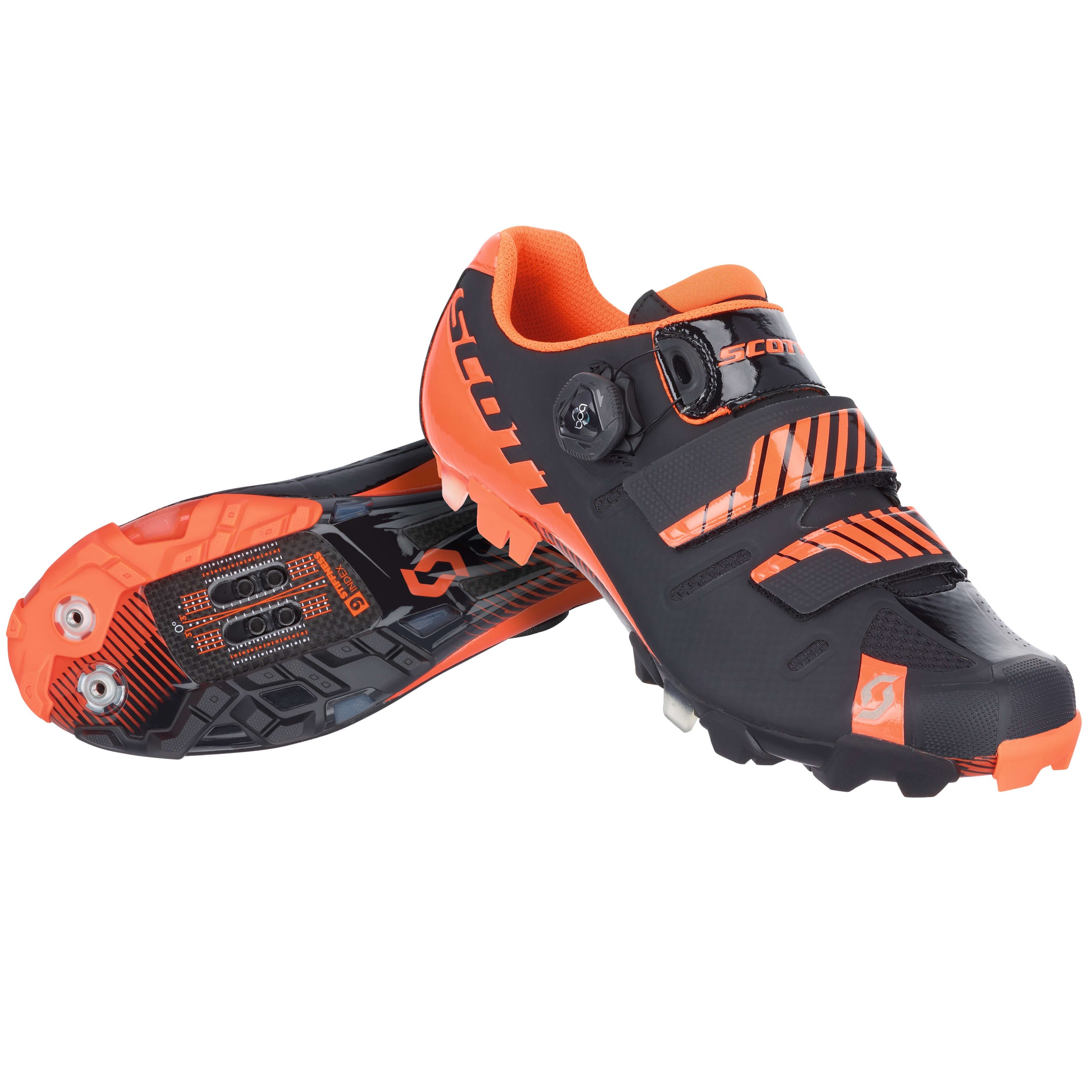 Scott Premium Mtb Shoes - Black / Neon Orange