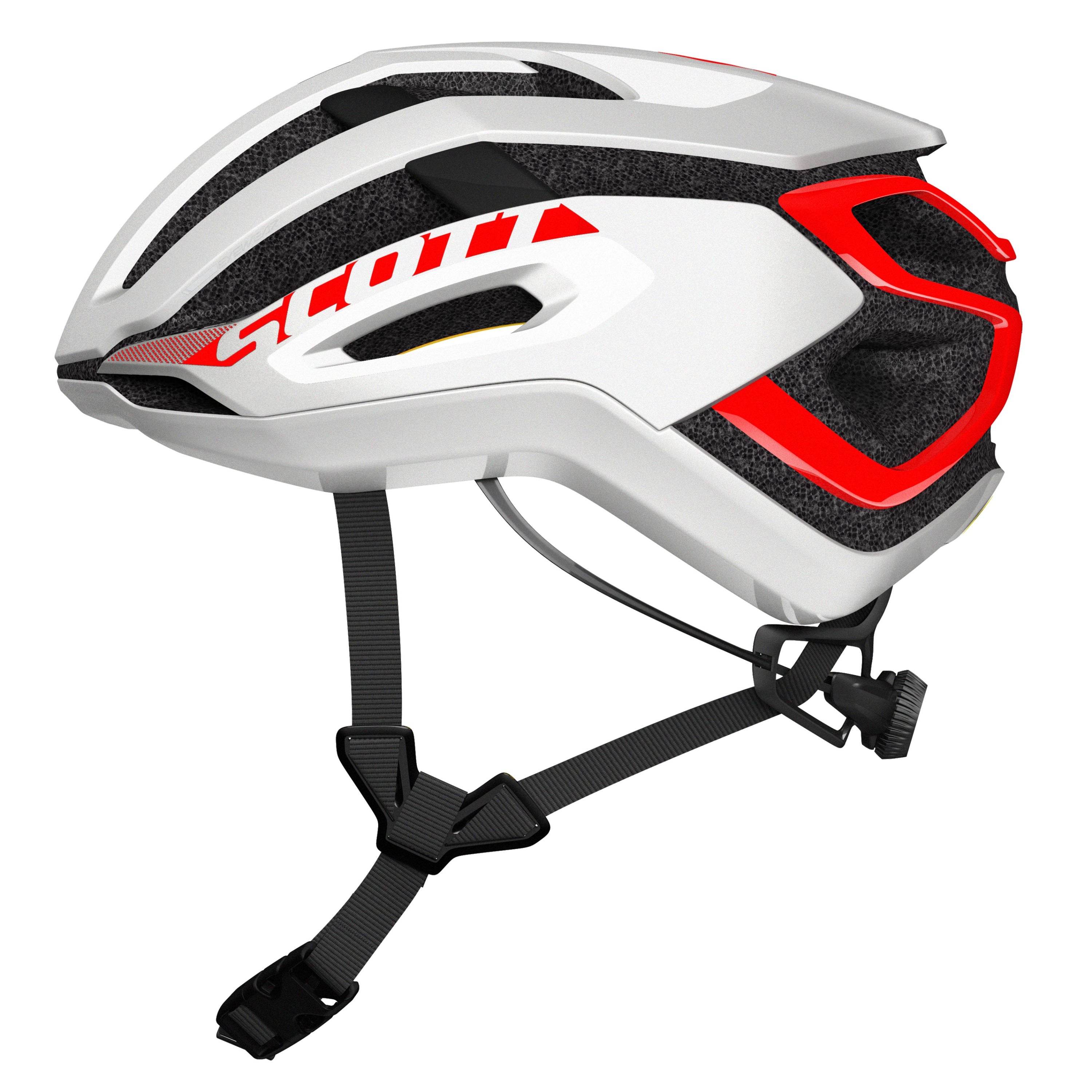 Scott Centric Plus Mips Helmet - White / Red