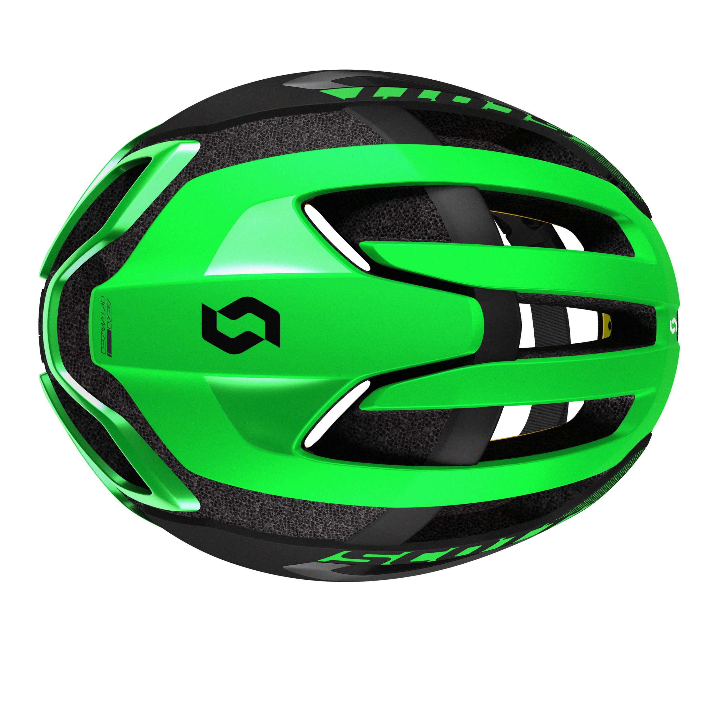 Scott Centric Plus Mips Helmet - Green / Black