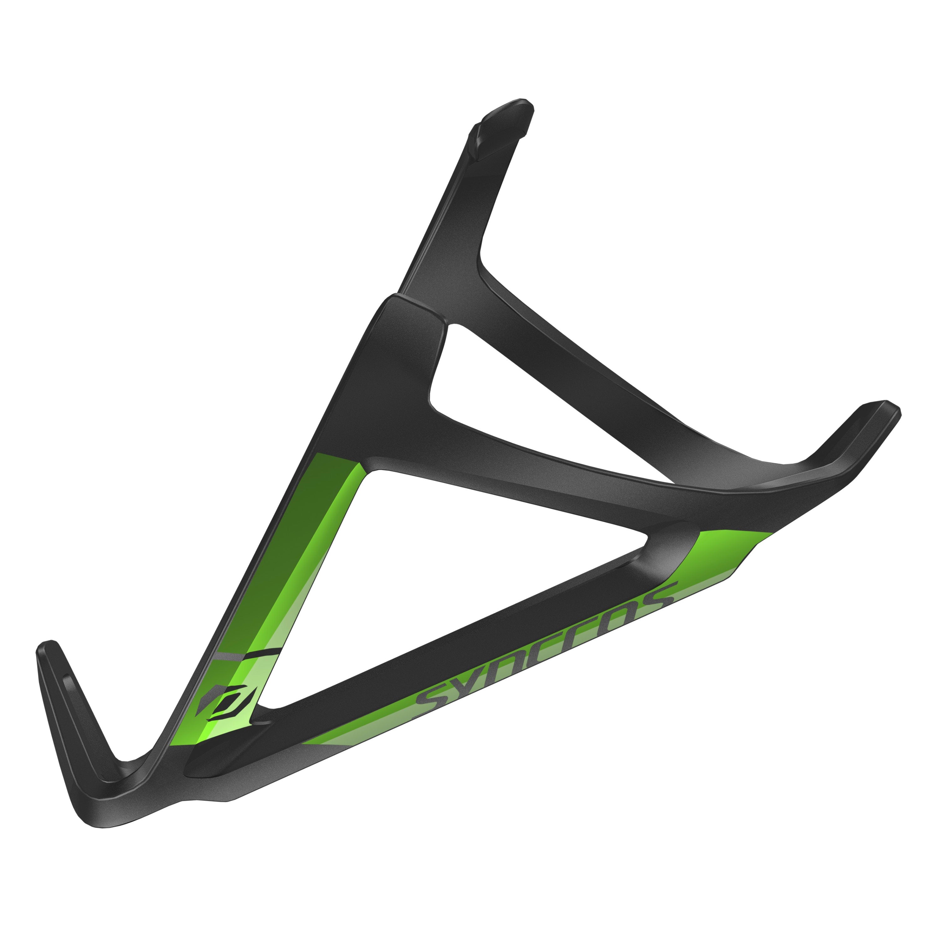 Syncros Tailor Cage 2.0 Right Hand Entry Bottle Cage - Black / Volt Green