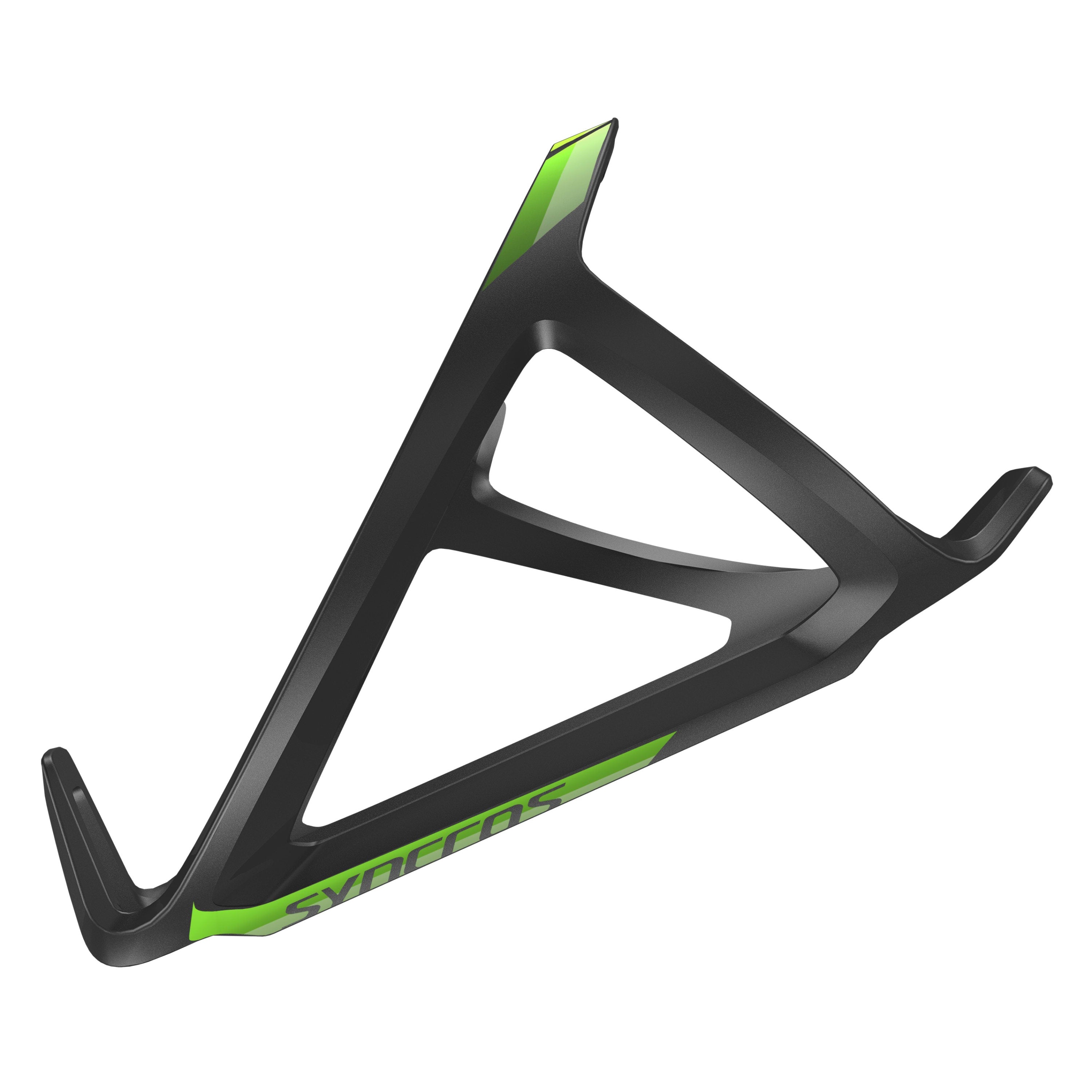 Syncros Tailor Cage 2.0 Left Hand Entry Bottle Cage - Black / Volt Green