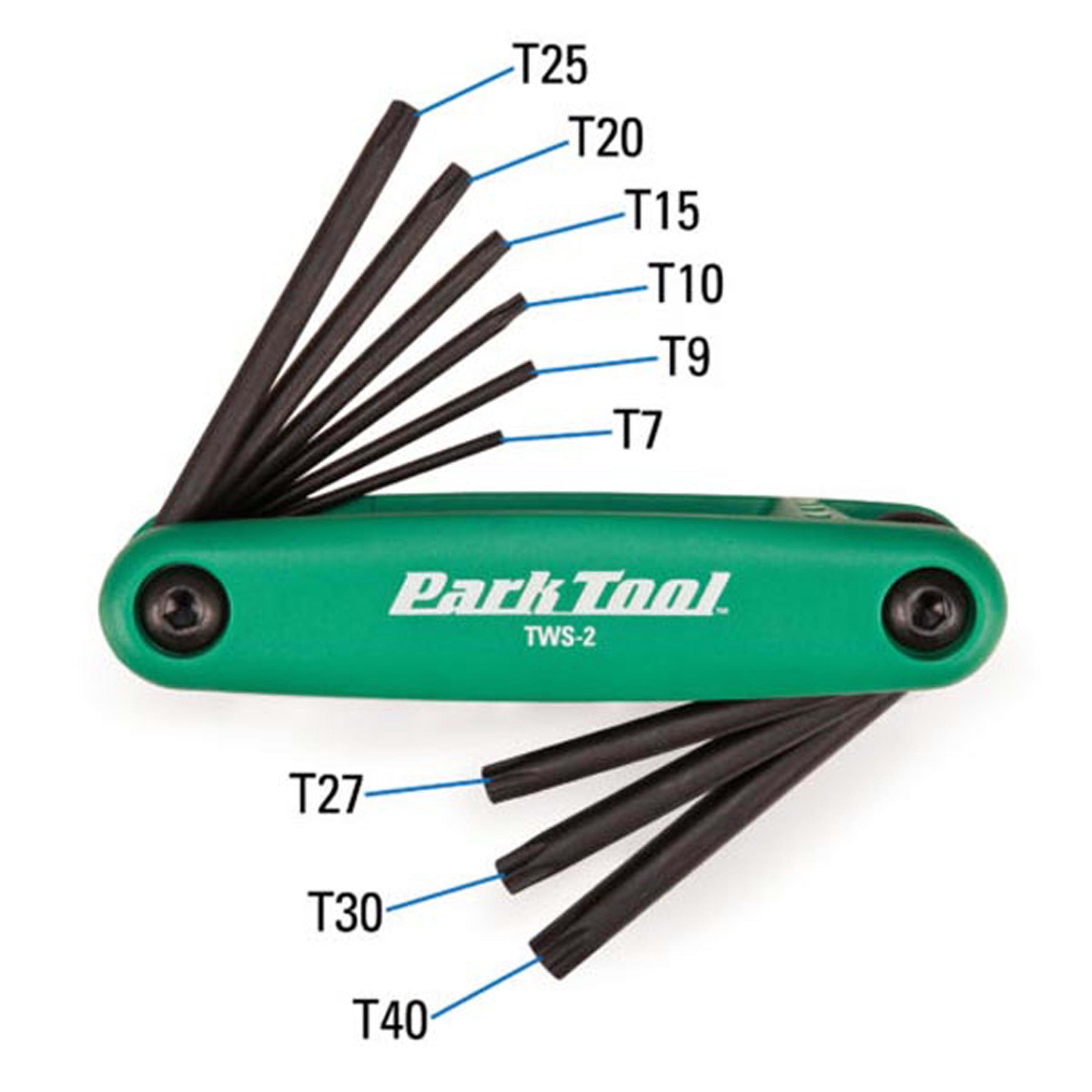 Park Tool Fold-up Torx Wrench Set TWS-2