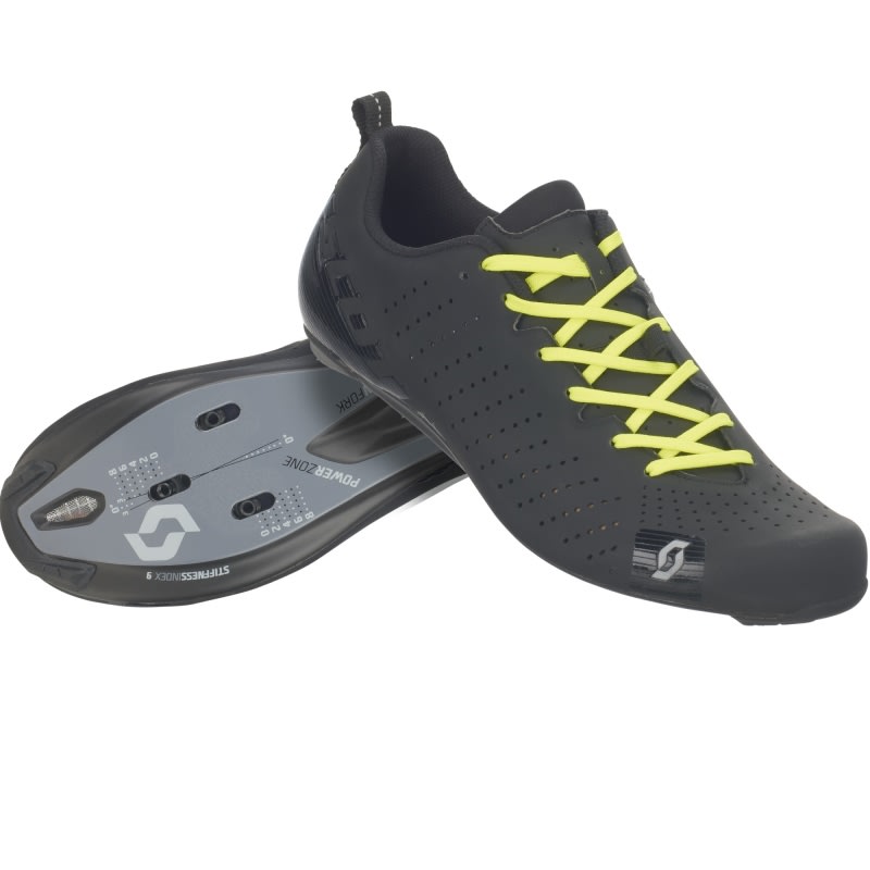 Scott Road RC Lace Shoes - Matt Black / Gloss Black