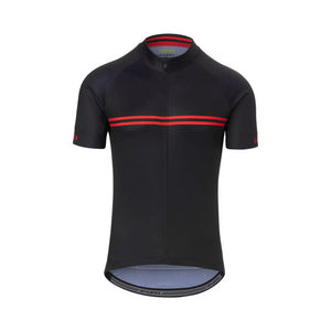 Giro Chrono Sport Jersey Mens - Black / Red Classic Stripe