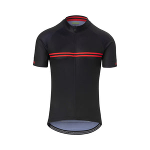 Giro Chrono Sport Jersey Mens - Black / Red Classic Stripe